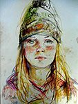 portrait 60-70cm  oil  2012